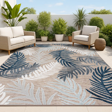Montego High-low Tropical Palm Indoor/Outdoor Area Rug